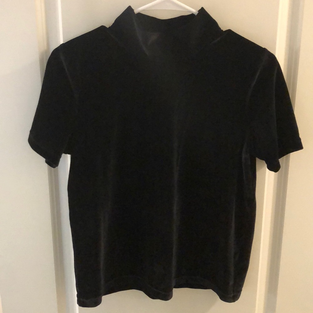 Velvet Madewell mock neck tee